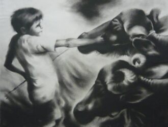 The artwork belongs to Chinmay Das.