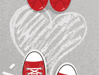 The image shows 'Puppy love'