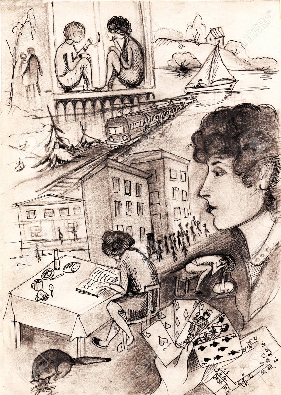 This image shows hostel life.